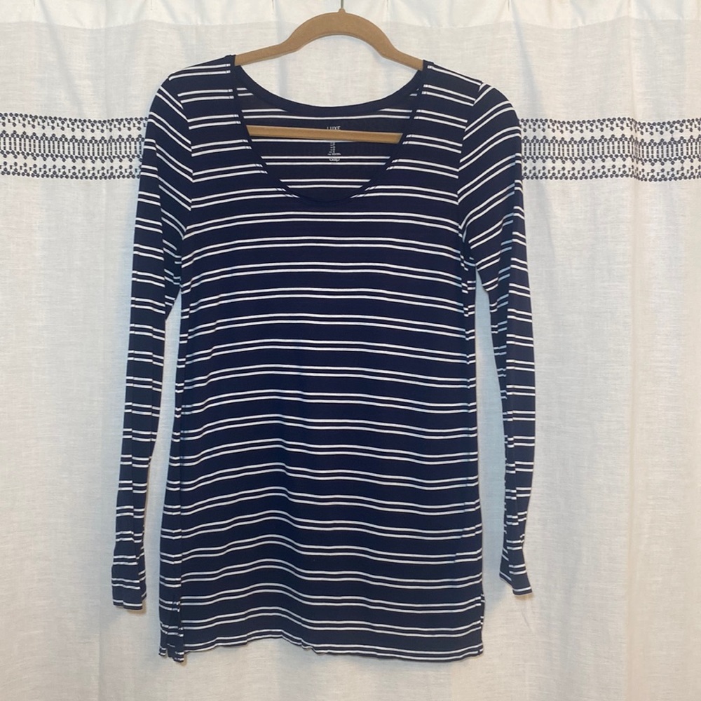 Gap Striped Luxe Long Sleeve